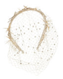 Gemini Violette Headband with Veil