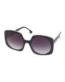 Canton Square Sunglasses, Black