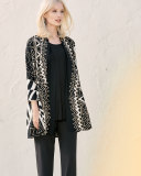 3/4-Sleeve Animal Instinct Cardigan 