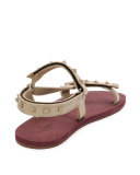 Rockstud Sport Sandal, Tan