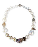 Baroque Pearl & Smoky Quartz Necklace