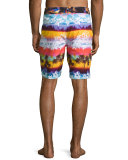Earth Orbit Swim Trunks, Multicolor