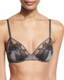 Soie Belle Full-Cup Bra, Anthracite