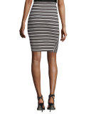 Souk Striped Pencil Skirt, Multi Stripe