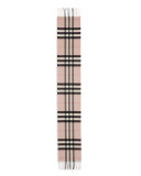 Kids' Exploded Check Cashmere Scarf, Ash Rose