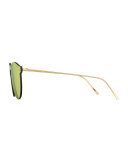 Leonard Mask Sunglasses, Red