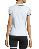 Net Gains High-Performance V-Neck Tee, White