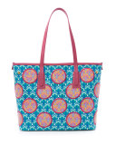 Little Marlborough Polka-Dot Iphis Tote Bag, Green