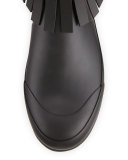 Reston Fringe Rain Boot, Black