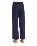 Organic Linen Wide-Leg Pants
