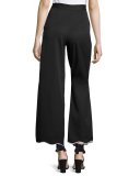 Folktale Scalloped Palazzo Pants, Jet