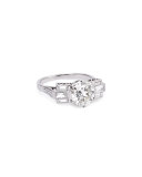 Estate Art Deco Round-Cut Diamond Ring, Size 7