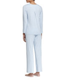 Champagne Pajama Set, Ashley Blue