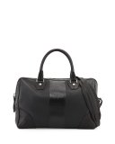Flight Satchel Bag, Black