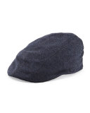 Wool Newsboy Cap, Ink