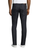 Slim-Fit Stretch Denim Jeans, Rinse Wash