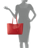 Large Shopping Tote Bag, Red