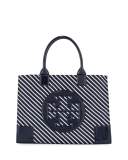 Ella Striped Nylon Tote Bag