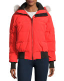 Savona Hooded Quilted Bomber Jacket