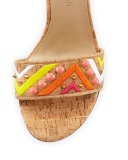 Both Embellished City Sandal, Natural