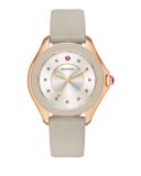 Cape Topaz Watch w/Silicone Strap, Taupe