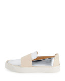 Boyband Specchio Slip-On Sneaker, Silver