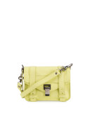 PS11 Mini Leather Shoulder Bag, Pale Citrus