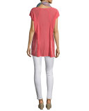 Marc V-Neck Embroidered Tunic