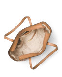 Desi Small Laser-Cut Travel Tote Bag