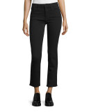 Le High Straight-Leg Cropped Jeans, Film Noir