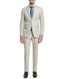 Two-Piece Cotton Suit, Beige