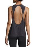 Featherweight Space-Dye Twisted Open-Back Tank