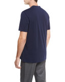 Cotton Crewneck T-Shirt, Blue