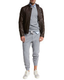 Drawstring Knit Spa Sweatpants