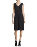 Fisher Project V-Neck Knee-Length Jumpsuit