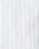 Satin-Stripe French-Cuff Dress Shirt, White