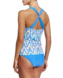 Desert Escape Printed Tankini  Swim Top