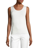 Sleeveless Stretch-Jersey Top