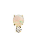 Prive Opal & Diamond Single Stud Earring