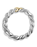 Belmont Curb Link Bracelet with 18k Gold