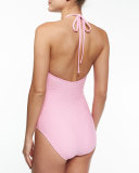 marina piccola high-neck one-piece swimsuit