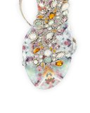 Crystal Pixel-Print 105mm Sandal, Multi