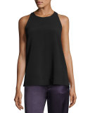 Penn Ribbon-Strap Racerback Tank, Black