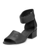 Rosalia Leather Ankle-Wrap Sandal