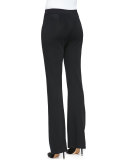 Casey Boot-Cut Pants, Black, Plus Size