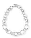 Sterling Silver Glamazon Oval Link Necklace