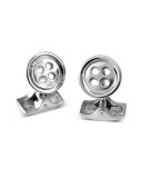 Classic Button Cuff Links