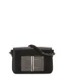 Natalia Medium Chain Crossbody Bag, Black