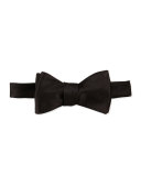 Satin Bow Tie, Black