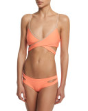 Costa Fiesta Chloe Crisscross Swim Top, Sorbet